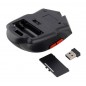 Mouse optic fara fir 800/1600 DPI, intrare USB, forma ergonomica, functie standby, 11,5 x 7,5 x 3,5cm, gri/negru