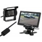 Camera cu monitor pentru parcare, senzor lumina, suport inclus, 800x480, 120 mA, 12/24V, 696g, 11 x 17 x 2cm, negru