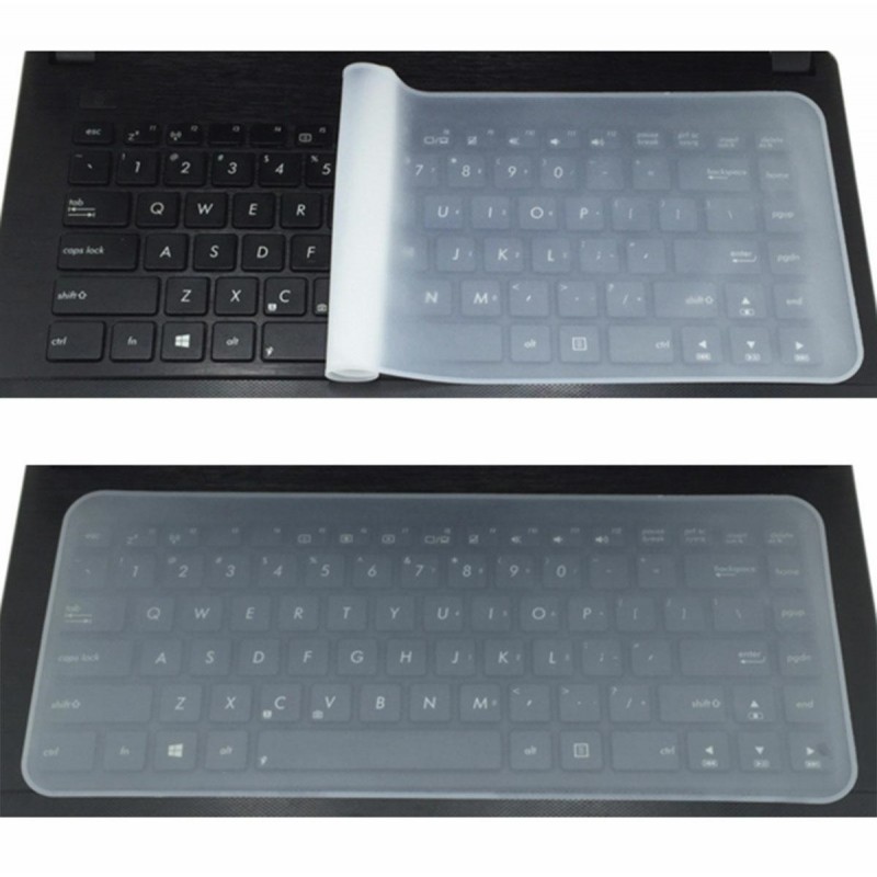 Folie protectie tastatura laptop 13,3inch, silicon, 31 x 13cm