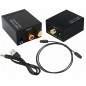 Convertor audio digital, jack 3,5mm, 2 canale, 24 biti, 0,5W, 200g, 5,2 x 4,2 x 2,6cm, negru