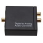 Convertor audio digital, jack 3,5mm, 2 canale, 24 biti, 0,5W, 200g, 5,2 x 4,2 x 2,6cm, negru
