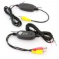 Kit transmitator si receptor Wireless, camera marsarier, lungime cablu: 1,3m, diode semnalizare incorporate, negru