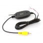 Kit transmitator si receptor Wireless, camera marsarier, lungime cablu: 1,3m, diode semnalizare incorporate, negru