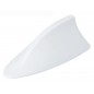 Antena auto AM/FM shark tail, prindere autoadeziva, 17 x 7,5 x 6,5cm, alb