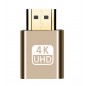 Adaptor - Emulator HDMI 4k, compatibilitate Windows / Mac OS / Linux, plastic, 6g, auriu