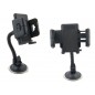 Suport telefon auto universal, ventuza prindere, 10,5 cm, negru Suport telefon auto universal, ventuza prindere, 10,5 cm, negru