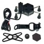 Suport telefon moto universal, carlig prindere, port USB, plastic, 10,1 x 5,8 x 5cm, negru Suport telefon moto universal, carlig prindere, port USB, plastic, 10,1 x 5,8 x 5cm, negru