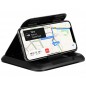Suport auto pentru telefon, universal, prindere autoadeziva, plastic, 13,6 x 13,6 x 3cm, negru Suport auto pentru telefon, universal, prindere autoadeziva, plastic, 13,6 x 13,6 x 3cm, negru