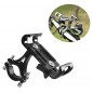 Suport telefon pentru bicicleta, clema prindere, metal, negru Suport telefon pentru bicicleta, clema prindere, metal, negru