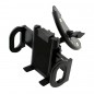 Suport auto telefon, clema prindere, plastic, negru Suport auto telefon, clema prindere, plastic, negru