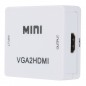 Convertor VGA - HDMI 1.3, 15 pini, 5V, 6 x 5,4 x 2cm, alb