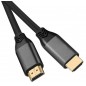 Cablu HDMI - HDMI 2.1, 19 pini, suport HDCP 2.2, suport 3D, 60Hz, 166g, negru Cablu HDMI - HDMI 2.1, 19 pini, suport HDCP 2.2, suport 3D, 60Hz, 166g, negru