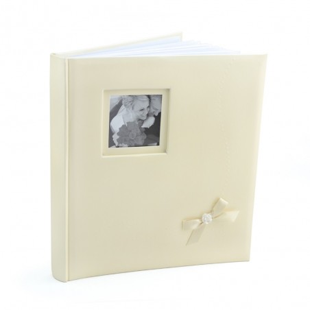Album foto nuptial Wedding Kiss coperta personalizabila, 60 pagini, 29x32 cm, ivory, RESIGILAT