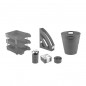 Set 8 accesorii pentru birou ARK, gri, RESIGILAT Set 8 accesorii pentru birou ARK, gri, RESIGILAT