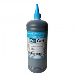 Cerneala Dye compatibila Epson L673, flacon 1 Litru, Light Cyan