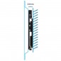 Suport TV de perete, reglabil 14-50 inch, maxim 25 kg, inclinare la 15 grade, negru