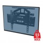 Suport TV 26-70 inch, montare perete, greutate maxima 55 kg, metal, negru Suport TV 26-70 inch, montare perete, greutate maxima 55 kg, metal, negru