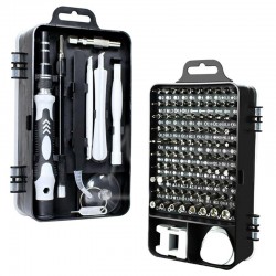 Set 115 scule de precizie, chei TORX, capete interschimbabile, cutie stocare, RESIGILAT