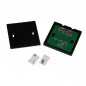 Interupator simplu cu touch, IP45, sticla securizata, 86 x 86 x 7 mm, negru Interupator simplu cu touch, IP45, sticla securizata, 86 x 86 x 7 mm, negru