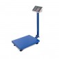 Cantar electronic industrial, maxim 150 kg, display LED, otel, albastru
