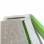 Ghilotina manuala A4, cutit otel, picioare cauciucate, 30 x 21 cm, alb verde Ghilotina manuala A4, cutit otel, picioare cauciucate, 30 x 21 cm, alb verde