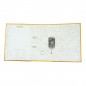Biblioraft arhivare documente, format A4, cotor 7.5 cm, bordura metalica, diverse culori