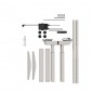 Cadru de birou electric dublu motorizat, inaltime reglabila 64-129 cm, memorare 4 pozitii, lungime 102 - 145 cm Cadru de birou electric dublu motorizat, inaltime reglabila 64-129 cm, memorare 4 pozitii, lungime 102 - 145 cm