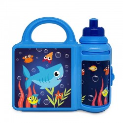 Gentuta set sticla pentru apa si cutie sandwich, gradinita, detasabile