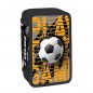Penar scoala, 3 compartimente cu fermoar, neechipat, model Fotbal Penar scoala, 3 compartimente cu fermoar, neechipat, model Fotbal