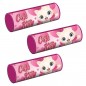 Penar tubular cu fermoar, model cu sclipici Cute Kitty, 21.5x7.3x7.3 cm, roz Penar tubular cu fermoar, model cu sclipici Cute Kitty, 21.5x7.3x7.3 cm, roz