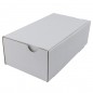 Cutie autoformare 100x100x100 mm, carton alb mat microondula E 400 G, FEFCO 0427 Cutie autoformare 100x100x100 mm, carton alb mat microondula E 400 G, FEFCO 0427