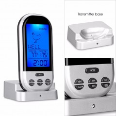 Termometru digital cu sonda, citire instantanee, Wireless, ecran LCD