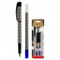 Set stilou si pic corector, 2 rezerve de cerneala, imprimeu zebra