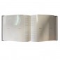 Album foto Gatsby 10x15 cm, 200 poze, pagini cartonate, perforatii decorative, maro inchis