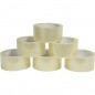Banda adeziva acrilica transparenta 48 mm x 60 m, set 6 bucati, scotch ambalare si sigilare Banda adeziva acrilica transparenta 48 mm x 60 m, set 6 bucati, scotch ambalare si sigilare