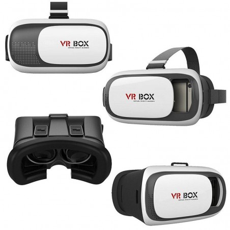 Ochelari VR pentru smartphone, conexiune Bluetooth, control telecomanda, Android si iOS
