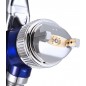 Pistol de vopsit cu aer comprimat, capacitate 600 ml, presiune reglabila, duza 1.4, recipient vopsea 10x15 cm, RESIGILAT