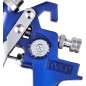 Pistol de vopsit cu aer comprimat, capacitate 600 ml, presiune reglabila, duza 1.4, recipient vopsea 10x15 cm, RESIGILAT