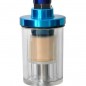 Pistol de vopsit cu aer comprimat, capacitate 600 ml, presiune reglabila, duza 1.4, recipient vopsea 10x15 cm, RESIGILAT