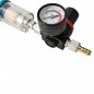 Pistol de vopsit cu aer comprimat, capacitate 600 ml, presiune reglabila, duza 1.4, recipient vopsea 10x15 cm, RESIGILAT