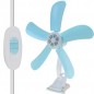 Ventilator birou 12W, prindere tip clema, diametru 40 cm, rotire vericala 360 grade Ventilator birou 12W, prindere tip clema, diametru 40 cm, rotire vericala 360 grade