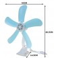 Ventilator birou 12W, prindere tip clema, diametru 40 cm, rotire vericala 360 grade Ventilator birou 12W, prindere tip clema, diametru 40 cm, rotire vericala 360 grade