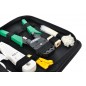 Set instrumente de retea LAN, tester cabluri, mufe, cleste, instrument sertizare, husa