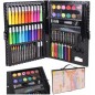 Trusa pictura si desen 86 piese, valiza depozitare, creioane colorate, carioci, acuarele Trusa pictura si desen 86 piese, valiza depozitare, creioane colorate, carioci, acuarele