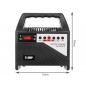 Redresor baterii, afisaj LCD, universal, maner transport, indicator nivel incarcare, negru Redresor baterii, afisaj LCD, universal, maner transport, indicator nivel incarcare, negru