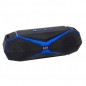 Boxa portabila multifunctionala, MP3, slot card, intrare USB, radio FM, 1200mAh, negru/albastru