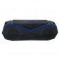 Boxa portabila multifunctionala, MP3, slot card, intrare USB, radio FM, 1200mAh, negru/albastru