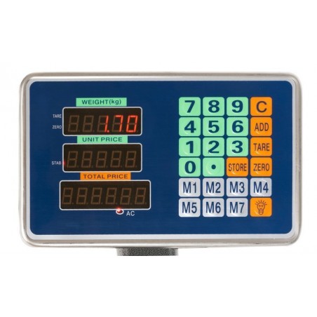 Cantar electronic industrial cu platforma, 150 kg, afisaj digital LCD