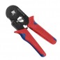 Set cleste sertizare hexagonal, 500 mansoane incluse, 18x7-16x4cm, otel, rosu/negru