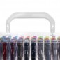 Set XXL 140 pixuri cu gel, 4 culori metalice, sclipici, multicolore, fluorescente, cutie transport inclusa Set XXL 140 pixuri cu gel, 4 culori metalice, sclipici, multicolore, fluorescente, cutie transport inclusa